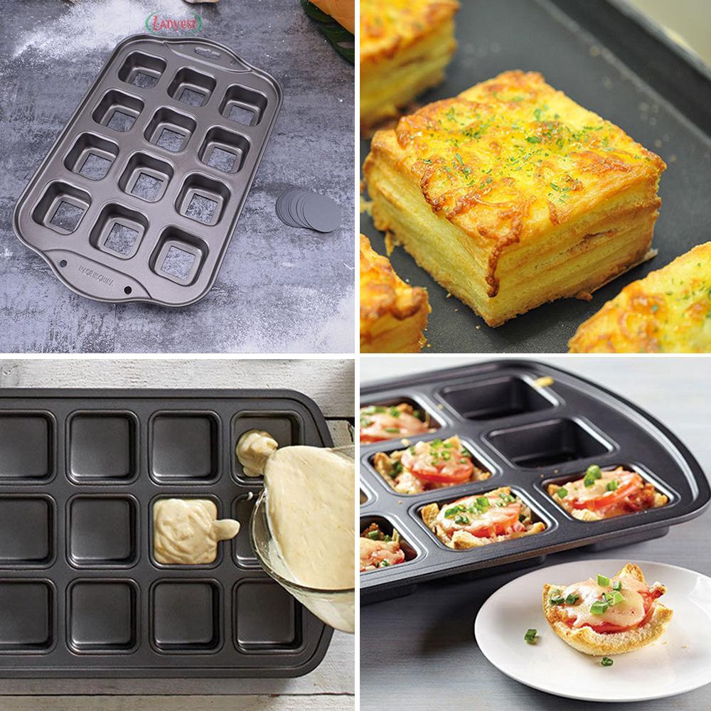 mini square cake tins