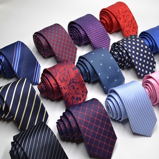 6cm Men Casual Slim Striped Neckties Fashion Skinny Ties Business Wedding Party Neckwear In Stock JY