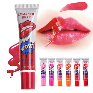 ROMANTIC BEAR Tear-off Lip Glaze Matte Glossy Tattoo Lipstick WOW Lipstick Makeup