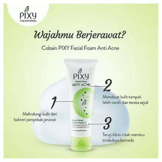 pixy acne facial foam