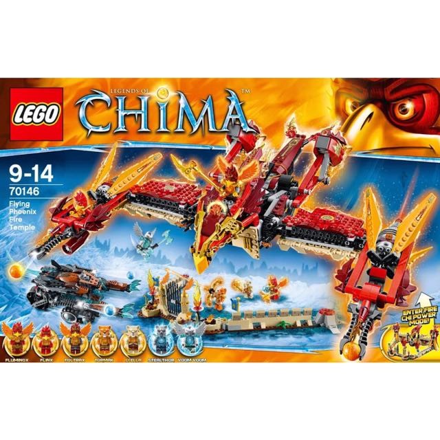 lego chima flying phoenix fire temple