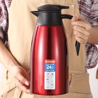 2L Stainless Steel Double Walled Vacuum Thermal Flask Thermos Jug Thermal Kettle