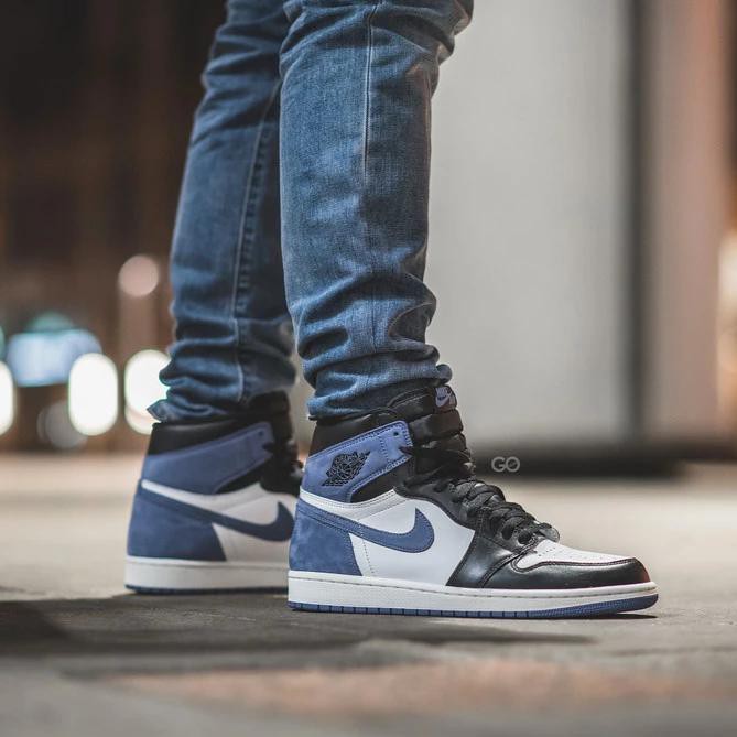 Nike Air Jordan 1 Blue Moon | Shopee 