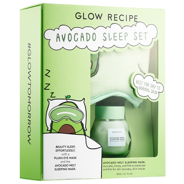 Glow Recipe Avocado Melt Sleeping Mask Set Shopee Singapore