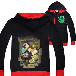 In Stock 2020 Hot Game Cartoon Roblox Print Boys Hooded Coat Jacket Kids Sweatshirts Outwear Shopee Singapore - roblox windbreaker