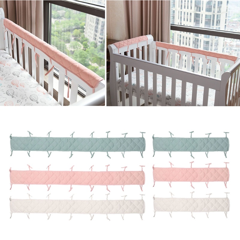 Cot Bumpers All Round Padded Pads Breathable Crib Bumper Set For