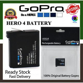 Original Gopro Hero 4 Silver Black 100 Original Battery Ahdbt 401 1160mah Shopee Singapore