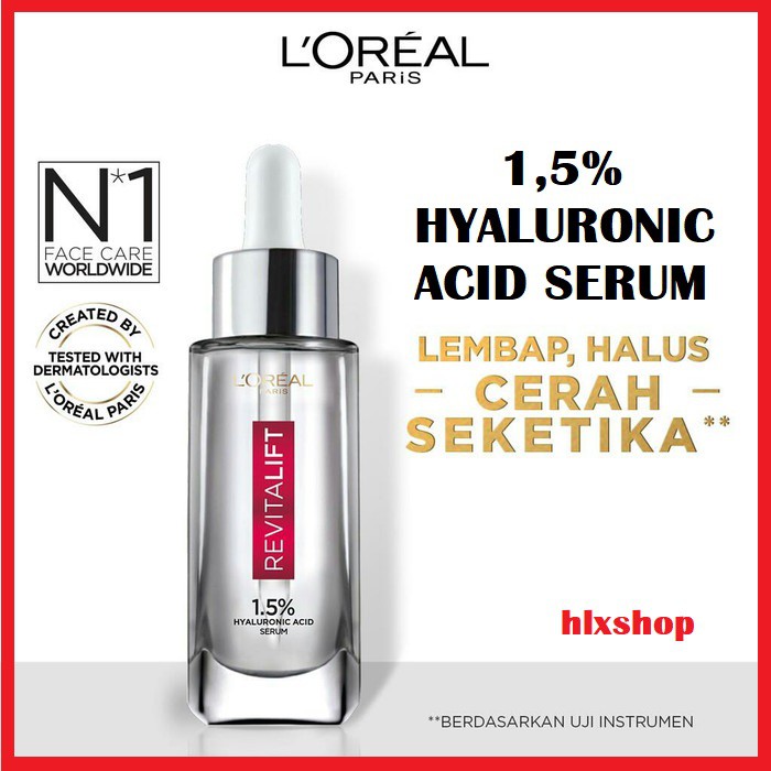 Sale Ori L Oreal Revitalift Hyaluronic Acid Serum Skin Care Original Essence Loreal Paris Shopee Singapore
