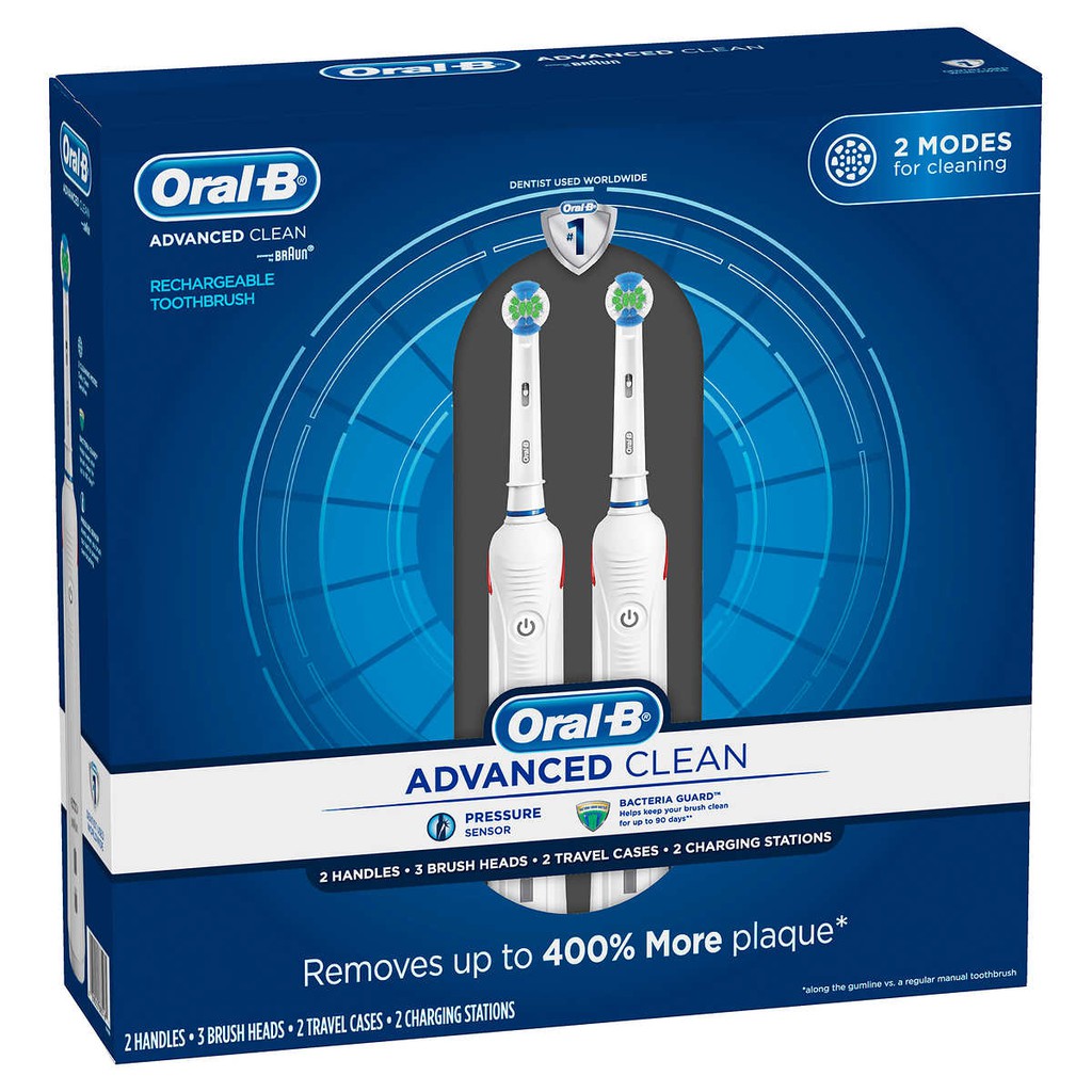 oral b electric toothbrush advanced clean