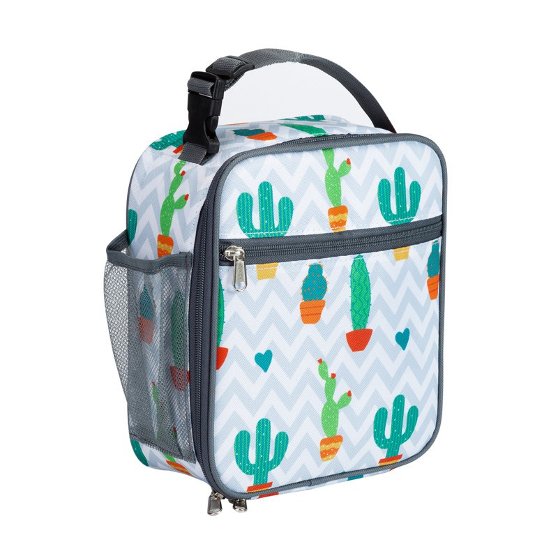 Insulated Lunch Bag For Women Light Portable Girls Food Thermal Children School Student Transport Zipper