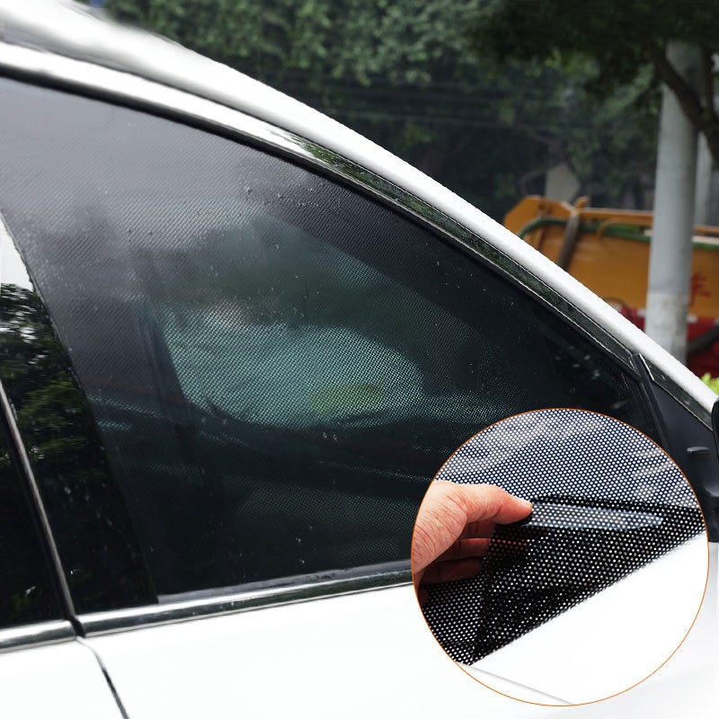 2pcs 42x38cm DIY Car Sun Shades Film Sun Protection Window ...