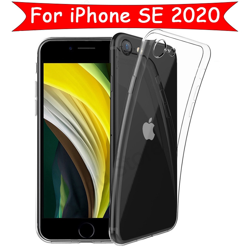 iPhone SE 2020 Phone Case Silicone Cases TPU Clear Cover for iPhone SE