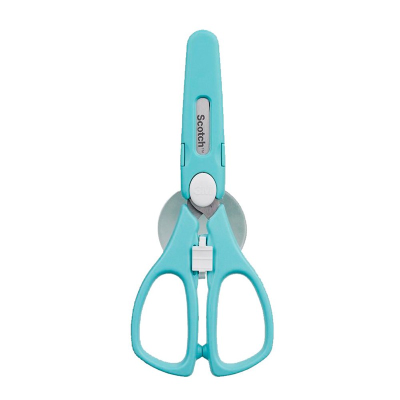 3M Scotch Portable Food Scissors Anti Bacterial Teal [PS AB] Shopee Singapore