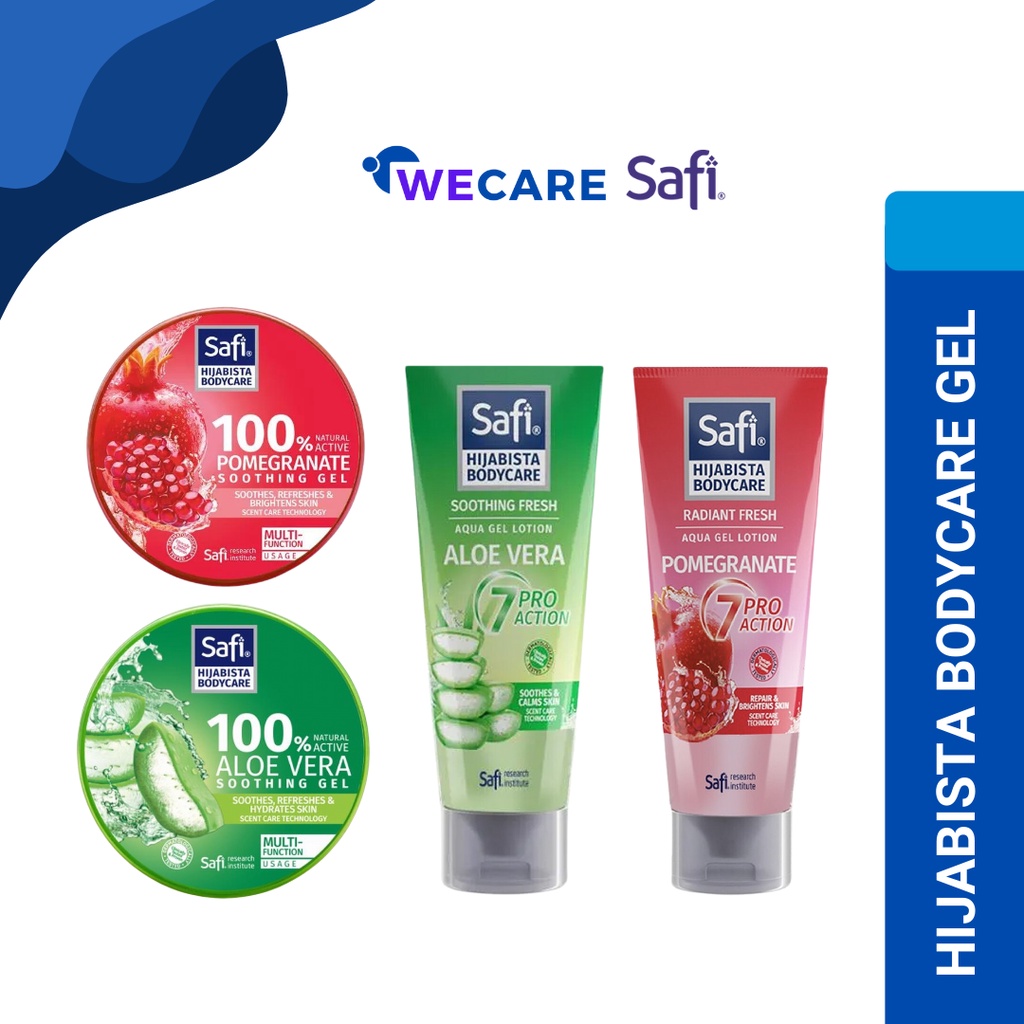 Safi Hijabista Bodycare Radiant / Soothing Gel Fresh Gel Lotion (180ml