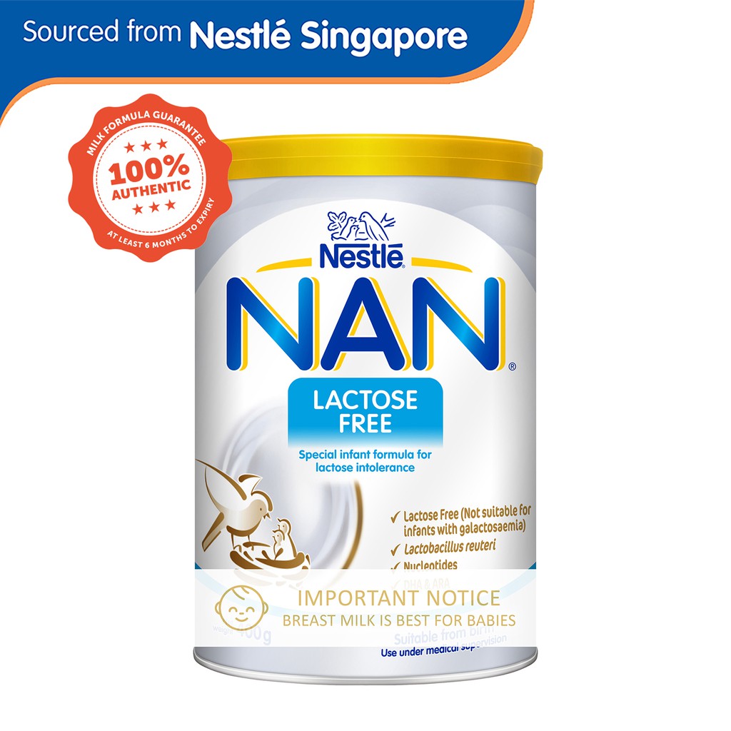 Nestlé® NAN LACTOSE FREE 400g | Shopee Singapore