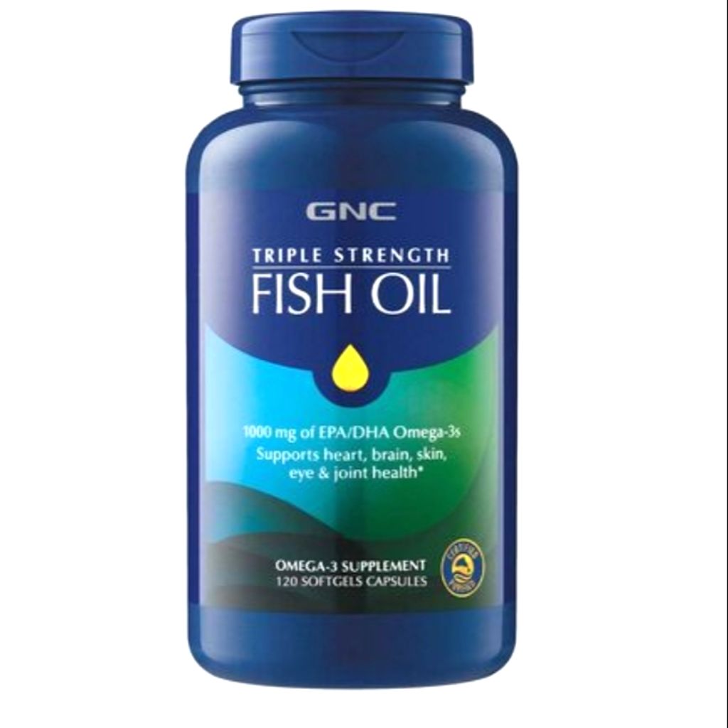 GNC Triple Strength Fish Oil (120 softgels) Shopee Singapore