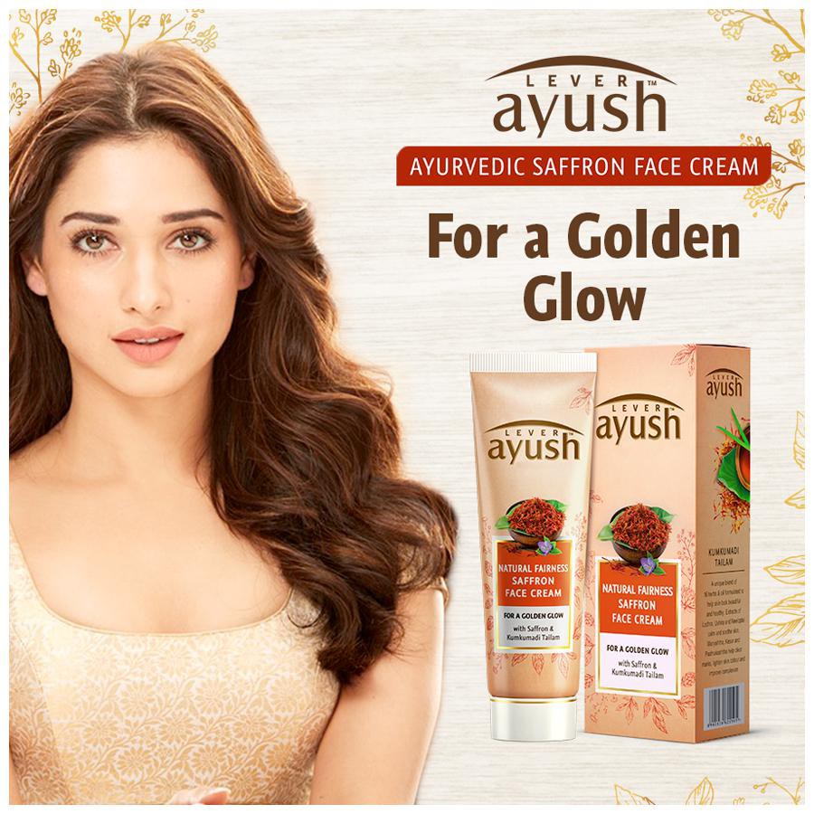 ayush natural fairness saffron face cream