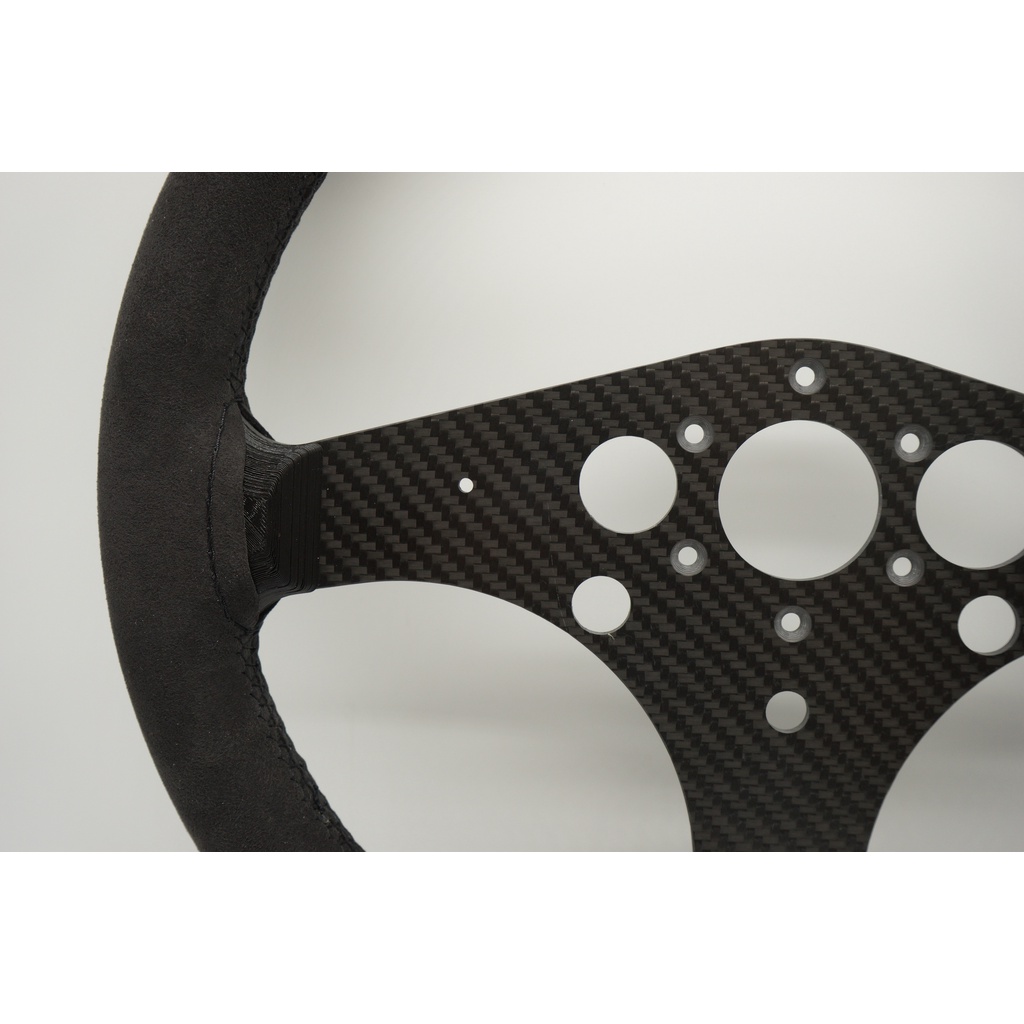 X-Thrustmaster T300RS T300GT Racing 13inch 33cm steering Wheel MOD DIY(carbon  fiber,suede) light weight | Shopee Singapore