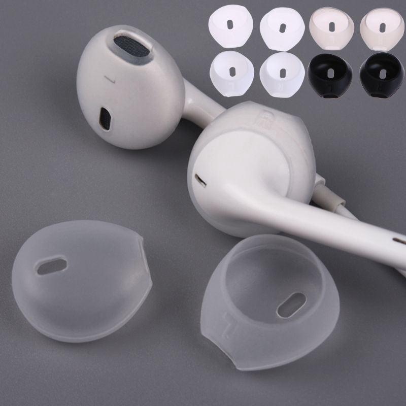 4 Pairs Silicone Eartip Earphone Earbuds AntiLost Ear Cap For Apple