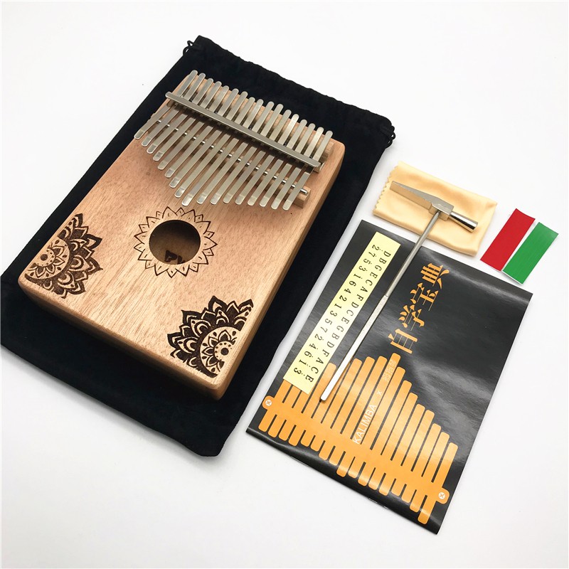 17 Keys Kalimba Thumb Piano Acoustic Finger Piano Music Instrument Shopee Singapore