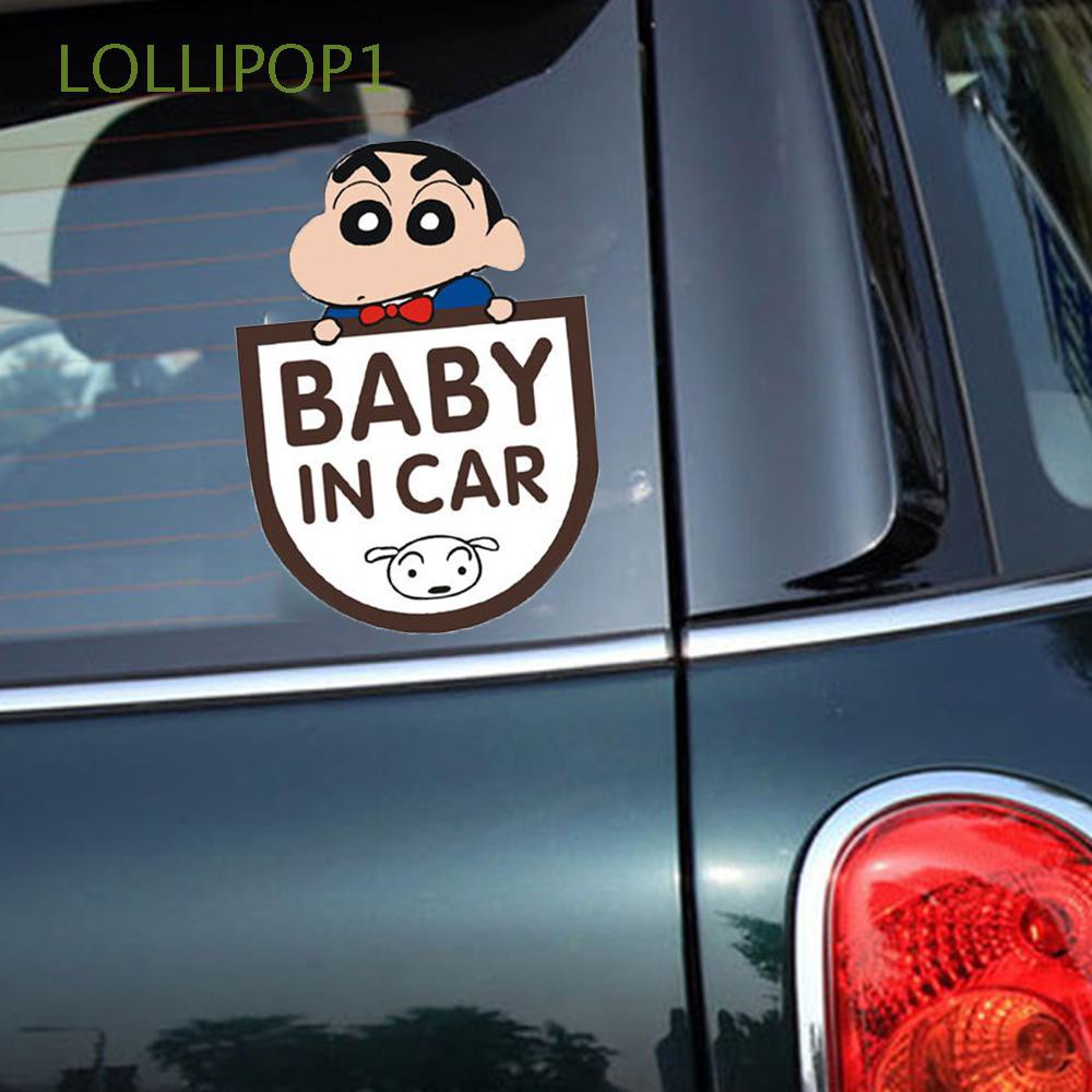 LOLLIPOP1 Creative Baby On Board Chibi Marukochan Car Stickers Baby In Car  Crayon Shinchan Doraemon Cartoon Lovely Reflective Sticker | Shopee  Singapore