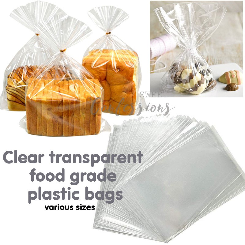 Clear plastic wrapper Cookie bag transparent bag for food packaging