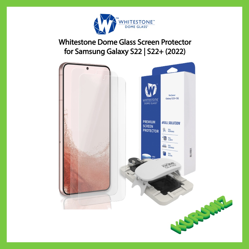 Whitestone Dome Glass Screen Protector for Samsung Galaxy S22 S22