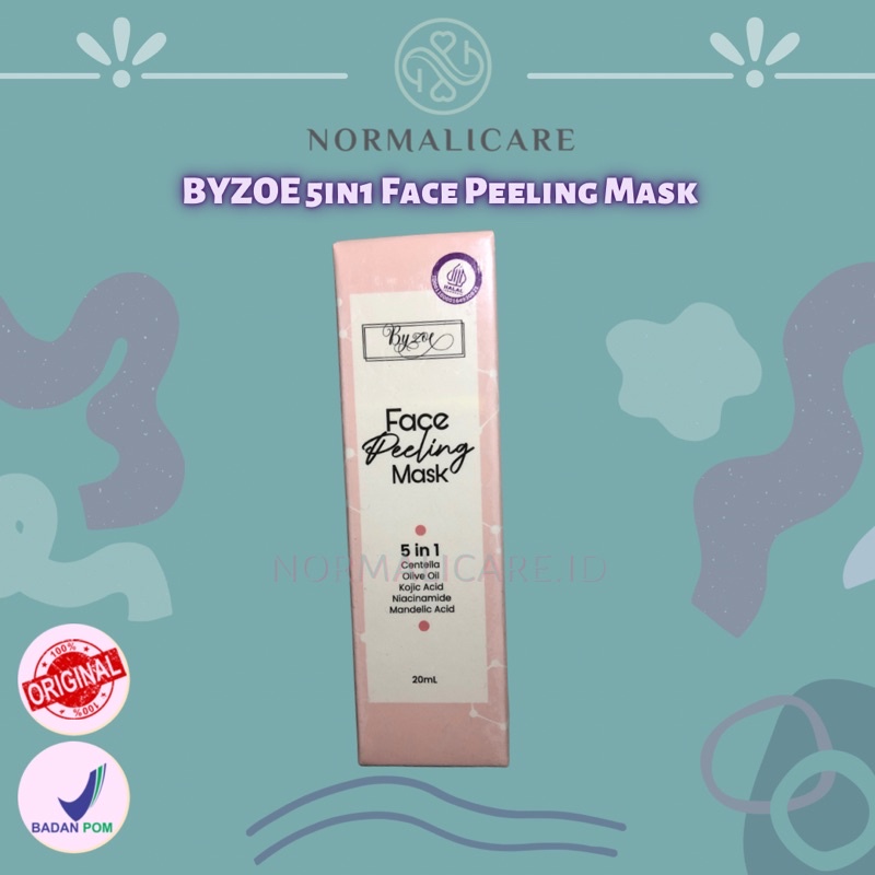 Byzoe 5in1 FACE PEELING MASK Korean PEELING MASK Scrubber FACE PEELING