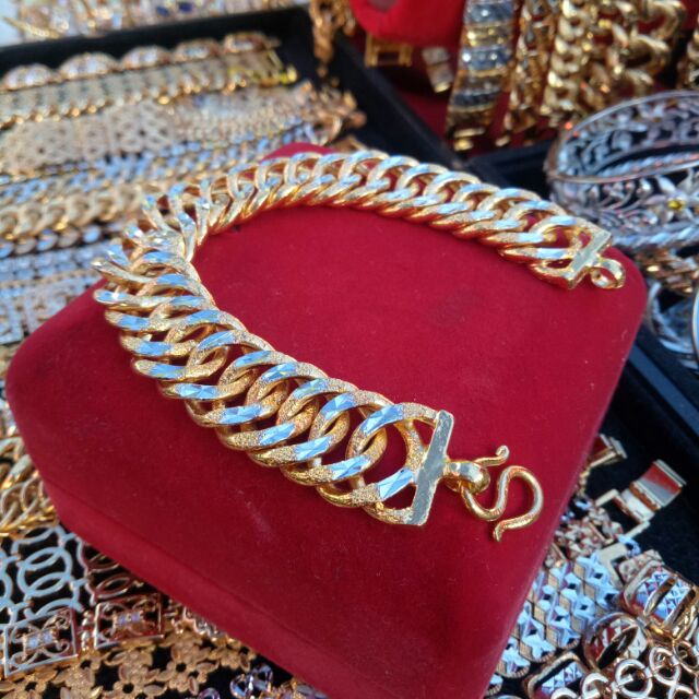 Hand Chain Lipan Hook Three Mix Chrome Gold Bangkok High Quality Shopee Singapore