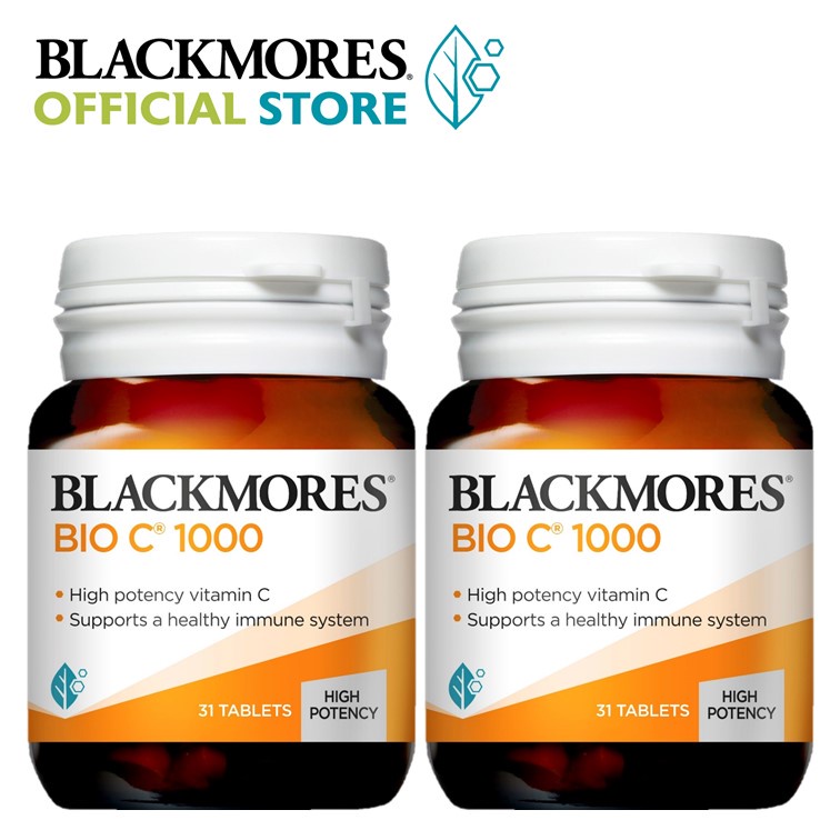 Blackmores Bio C 1000mg 31 Tablets Ultimate Immunity Fighter Bundle Of 2 Shopee Singapore