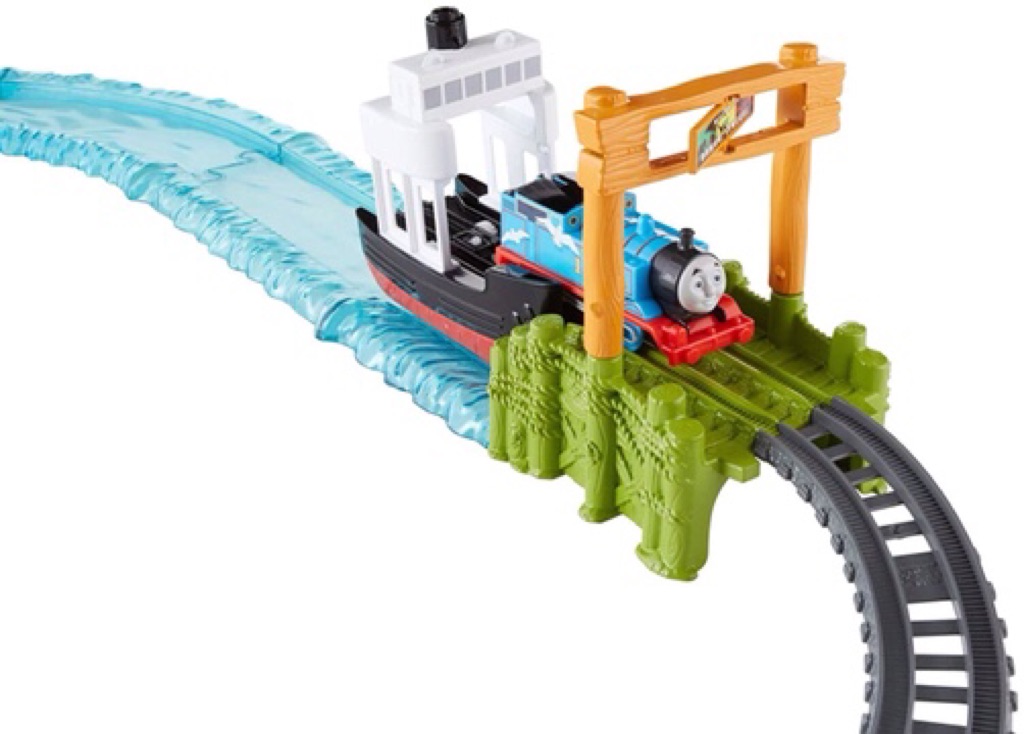 thomas trackmaster boat and sea set