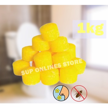 Toilet Deodorant Para Block Ubat Gegat 1kg Yellow Gegat Ubat Toilet Fragrance Yellow Naphthalene Balls Shopee Singapore