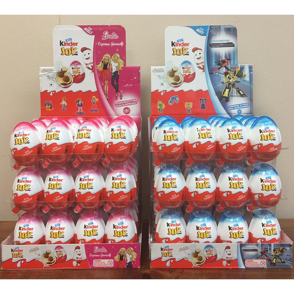 Kinder Surprise Egg Joy for Boy Girls (20g x 24 Pcs/Carton) | Shopee