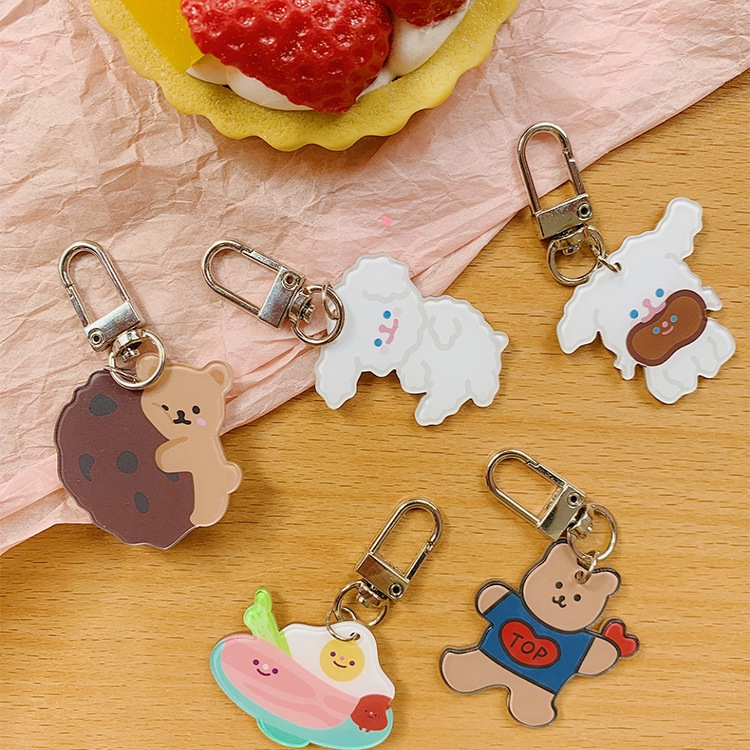 Japanese Cute Lovely Bear Keychain Shopee Singapore