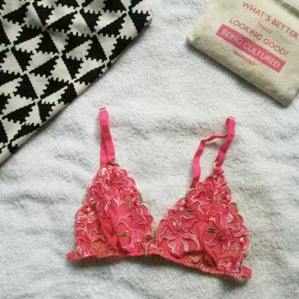 strawberry bralette