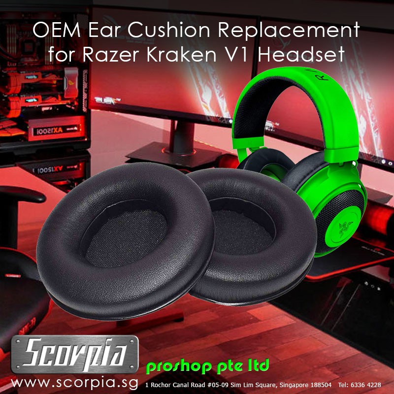 razer kraken 7.1 v1 ear cushion