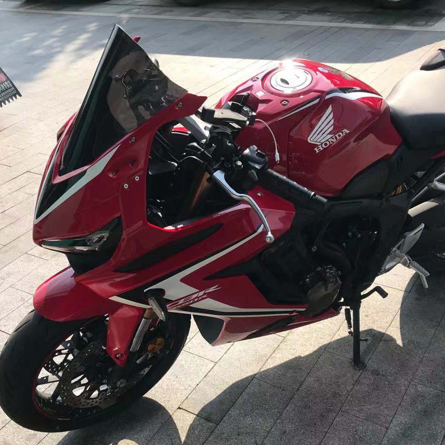 バイクウインドスクリーン オートバイのフロントガラスデフレクターバイザー For 2020 2021 2019-2021 HON-DA 650R  CBR 2019