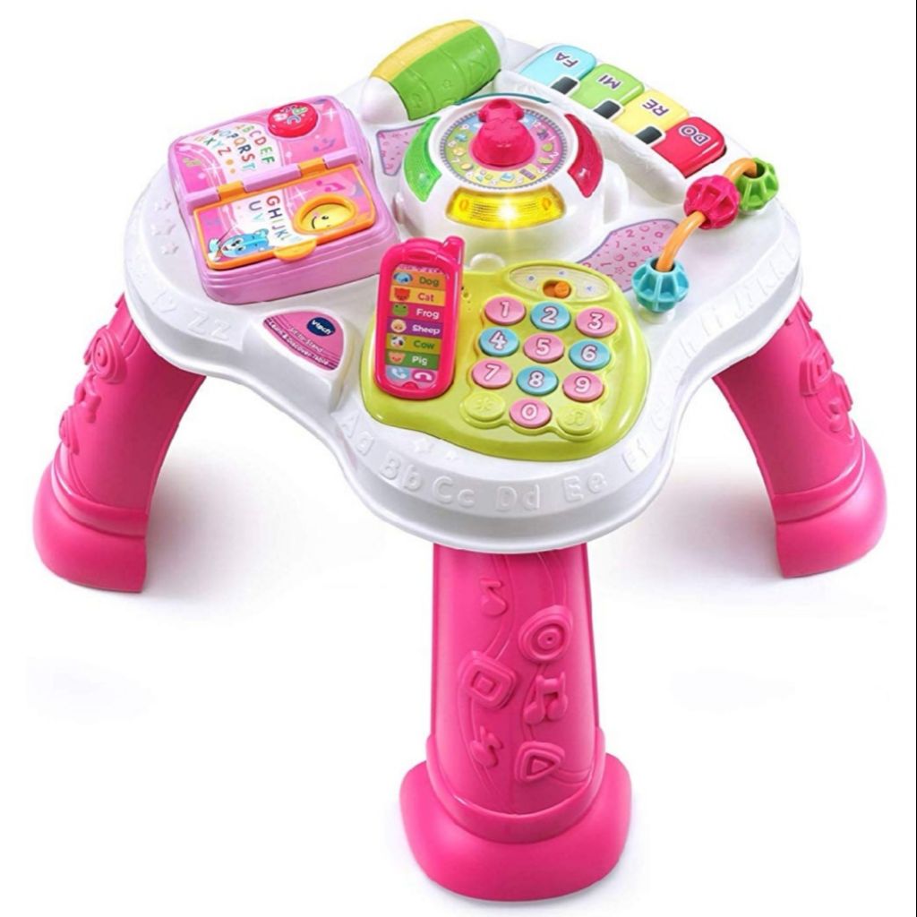 vtech sit to stand learn and discover table phone