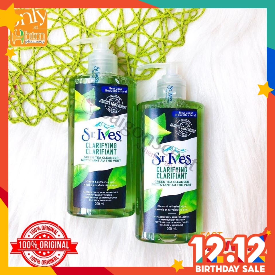 st ives clarifying green tea cleanser