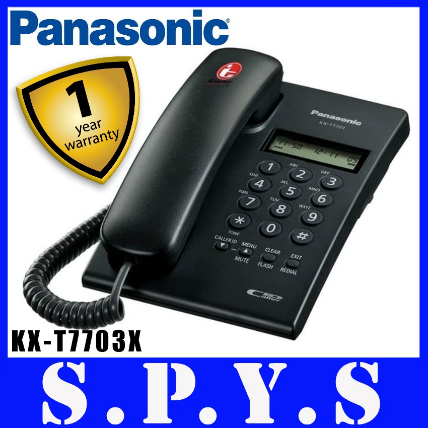Panasonic KXT7703X Telephone Corded. Also known as KXT7703. LCD