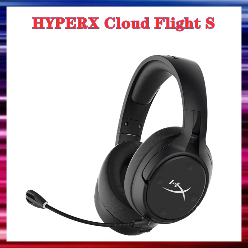 Kingston Hyperx Cloud Flight S Wireless Gaming Headset Qi Wireless Charge Headphone Shopee Singapore