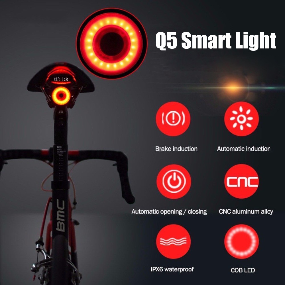 Stop Waterproof LED Cycling Rear Light 