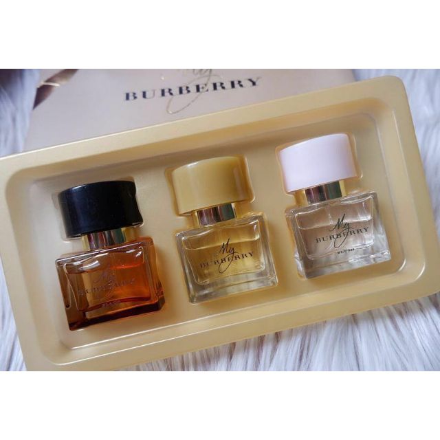 burberry miniature perfume set