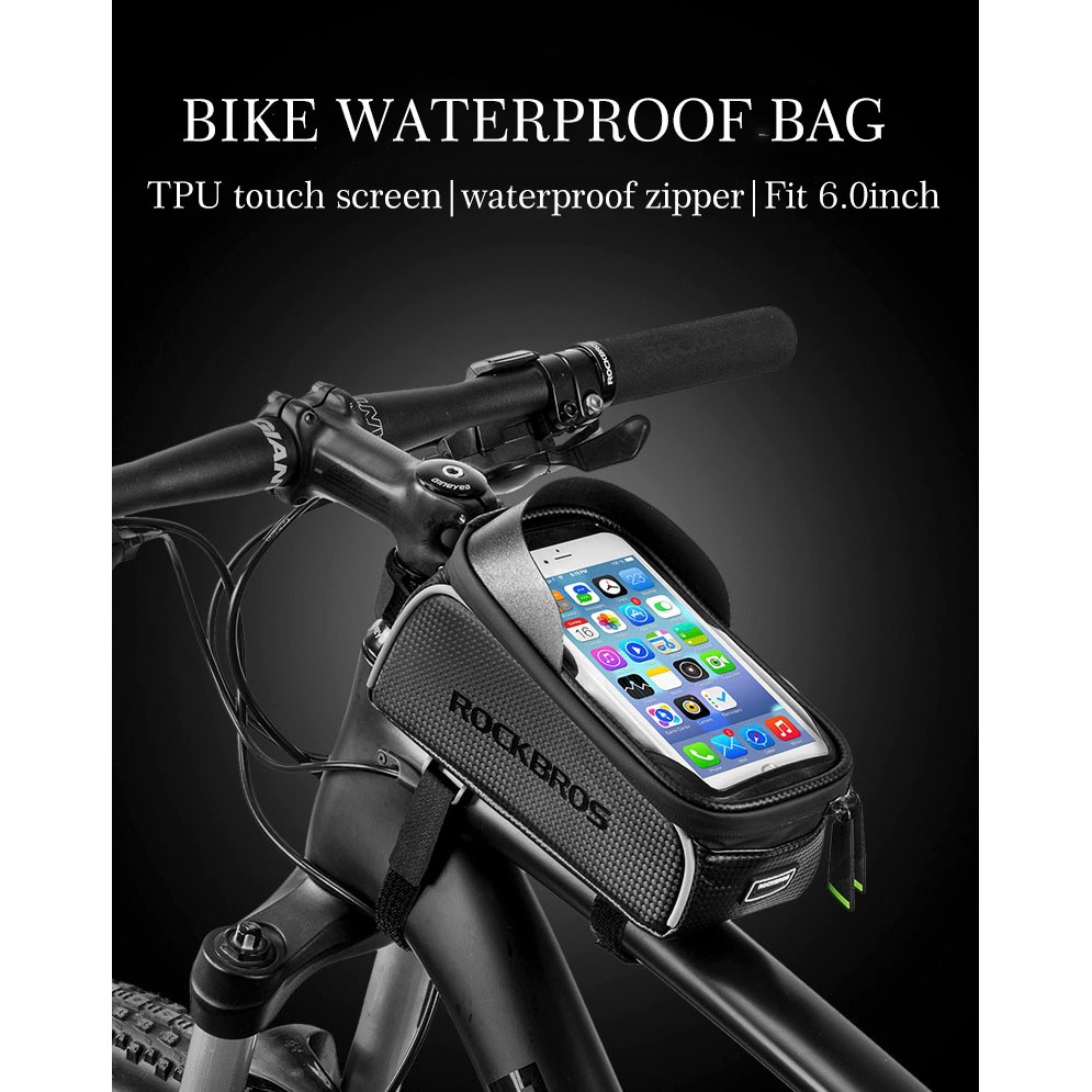 front frame bike bag