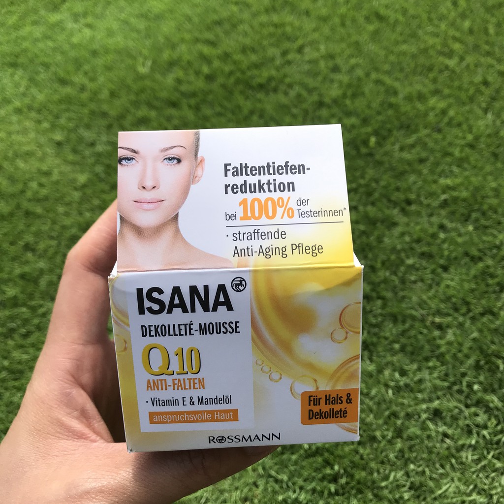 Isana Rossmann Neck Maintenance Cream Q 10 Neck Cream 50 Ml Shopee Singapore