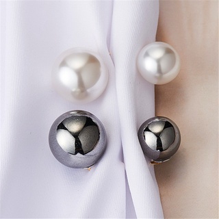 Image of thu nhỏ Clothes Buckle Pants Waist Button Pearl Brooch Anti-glare Pin for Clothes Dress Pants #6