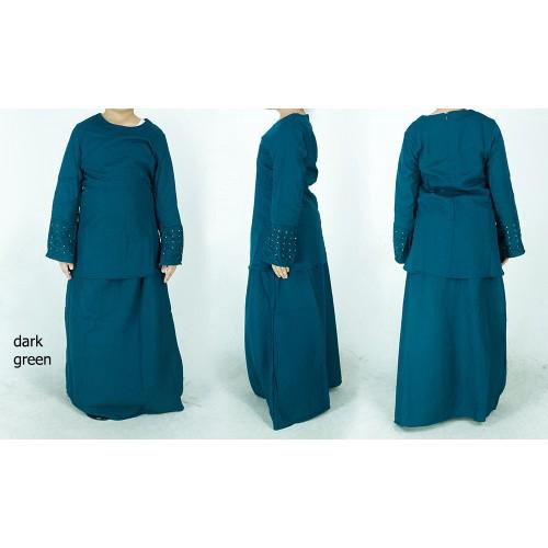 CY 2811 9 BAJU  KURUNG  MUSLIMAH SKIRT PASANG BAJU  KURUNG  