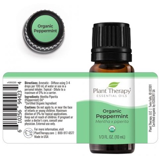 Plant Therapy Peppermint Organic Essential Oil 10ml /30ml / 100ml #4