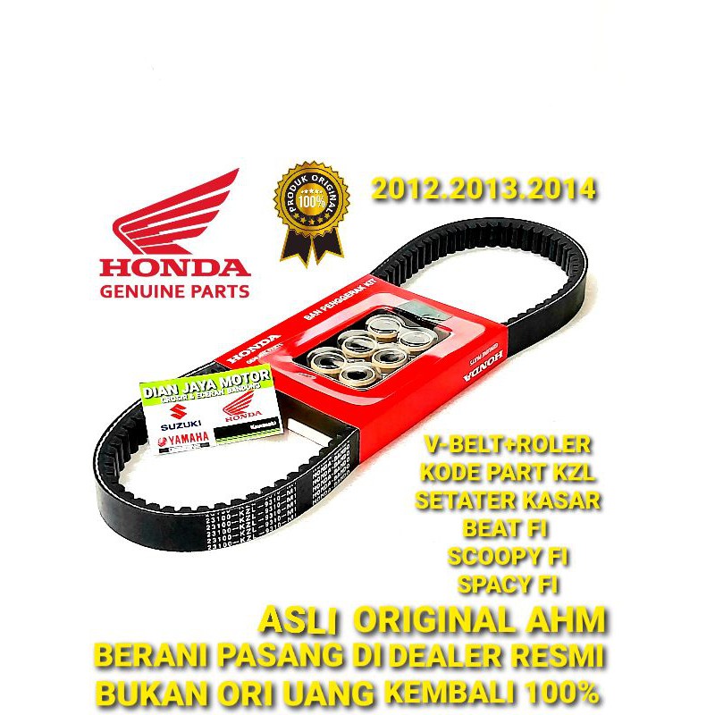 ( AHM ) Panbel Set Plus Roller KZL Original Honda Genuine Part Beat F1 Scoopy F1 Spacy F1 Ori AHM Vb