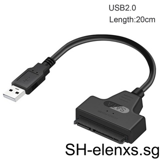 22 Pin 2 5-inch USB SATA 2 5 Cables with LED Light Cord Hard Drive Disk External Converter Support Wire for Office  ELEN